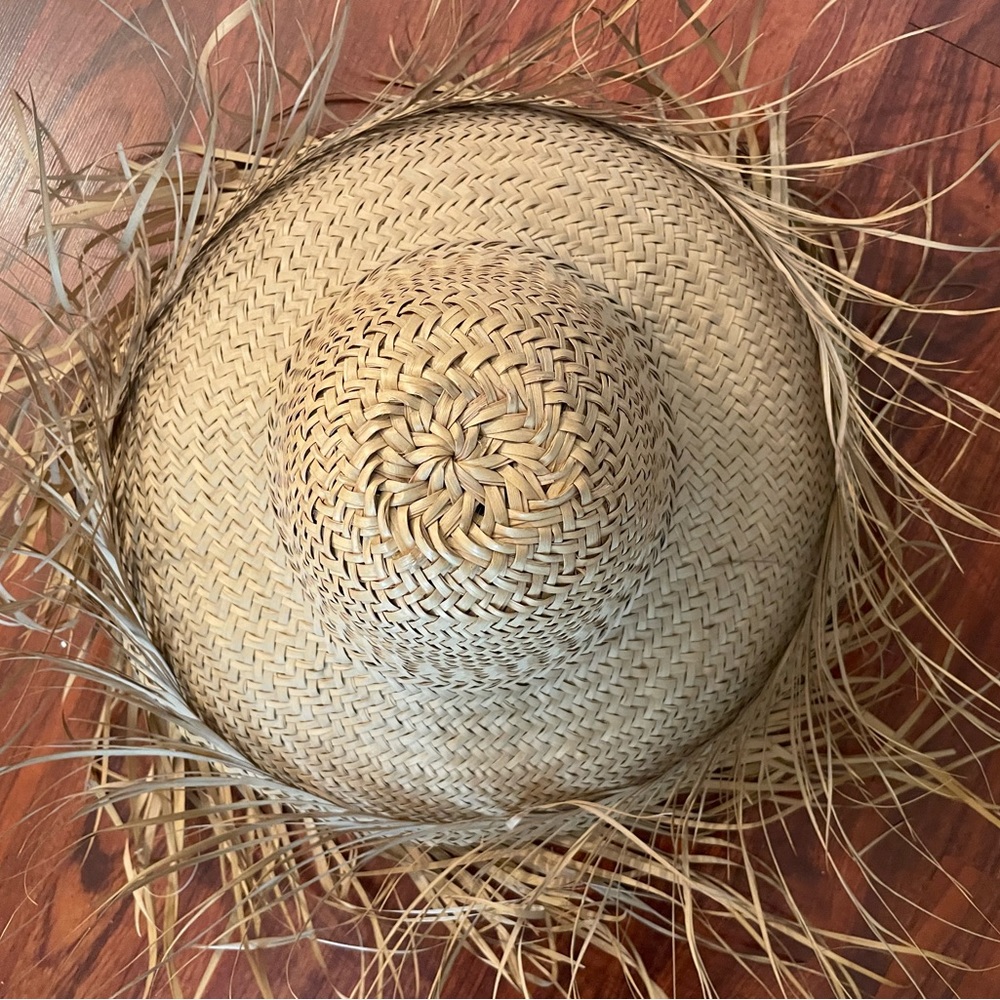 Vintage Beachcomber Birds Nest Straw Hat